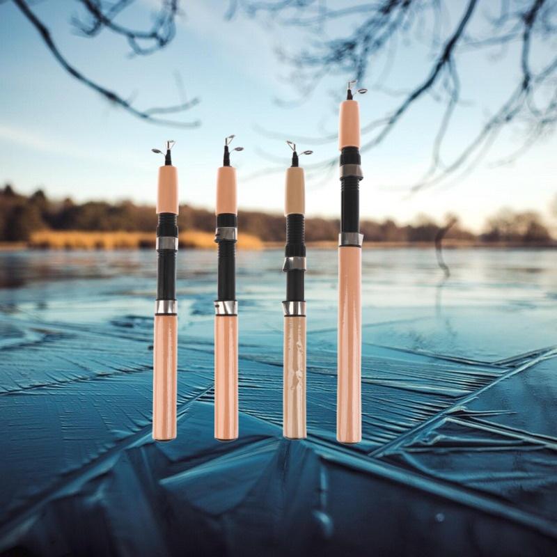 Fishing Rod Spinning - Ultraleichte Winter-Eisfischerrute Tragbare Winter-Eisfischerrute Spinn- und