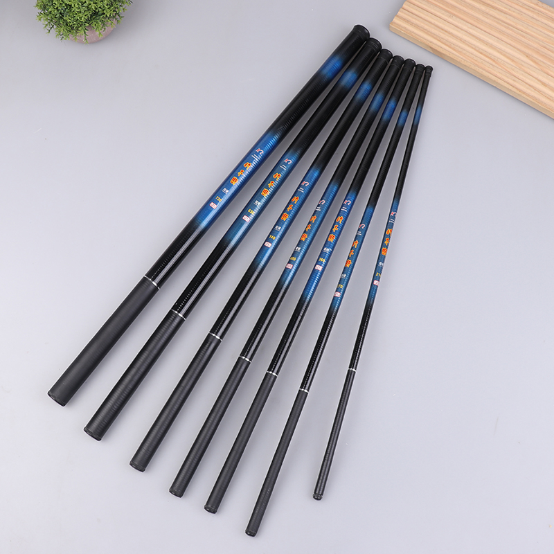 Fishing Rod Spinning - Teleskop Rock Angelrute Fiberglas 2,1/2,7/3,6/4,5/5,4/6,3/7,2 M